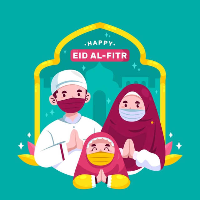 Inspirasi Ucapan Selamat Hari Raya Idul Fitri 1442 Hijriah, Foto: freepik 