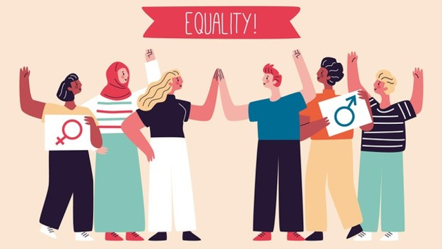 Illustration Gender Equality By Freepik