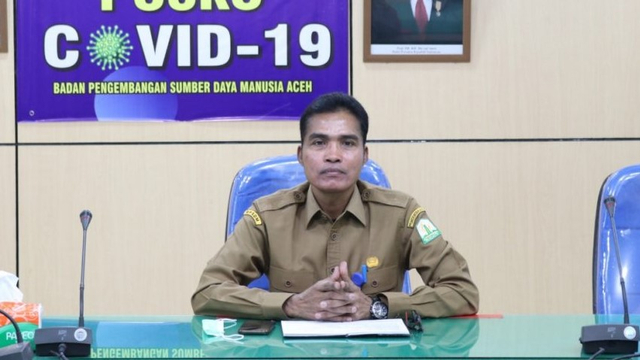 Kepala Badan Pengembangan Sumber Daya Manusia (BPSDM) Syaridin. Foto: Dok. Humas Setda Aceh