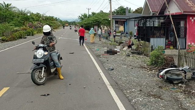 Kecelakaan Lalu Lintas di Morowali, Sulteng, 2 Pengendara Tewas. Foto: Istimewa