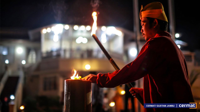 Malam Ela-ela di Kedaton Kesultanan Ternate. Foto: Gustam Jambu/cermat