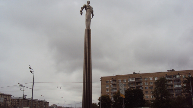 Monumen Yuri Gagarin di Kota Moskow, Rusia | Wikimedia Commons/Kemal KOZBAEV (CC) 