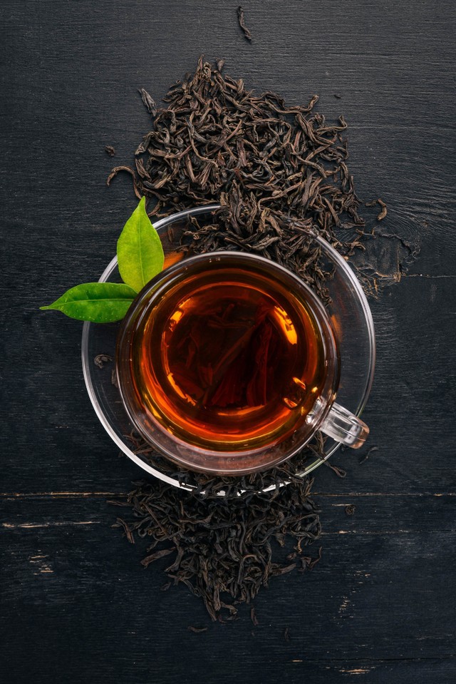 Ilustrasi teh hitam. Foto: Shutterstock