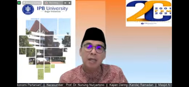 Prof Nunung Nuryartono Ungkap Pandangan Islam dalam Pertumbuhan Ekonomi Pertanian