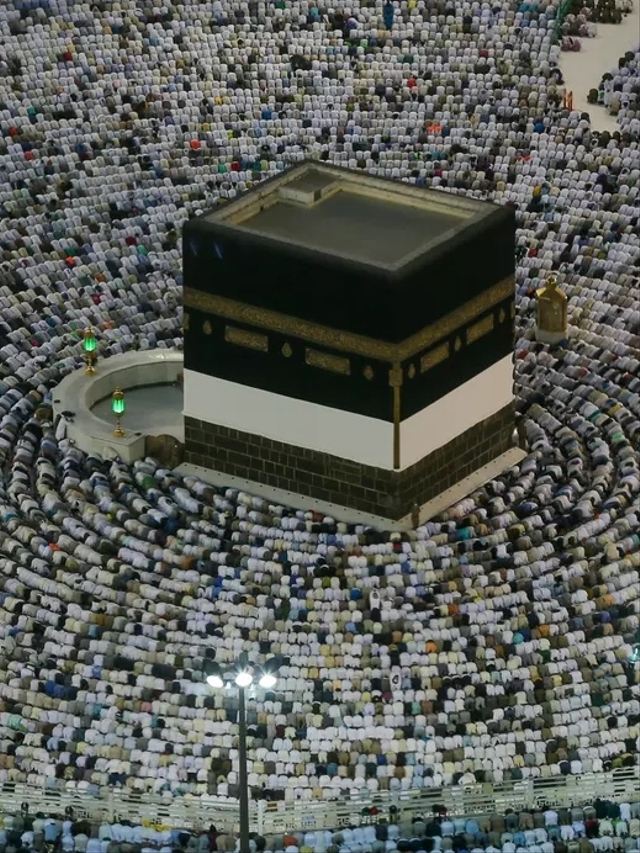 Ilustrasi ibadah haji di Makkah.