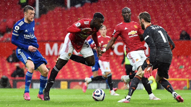 Manchester United vs Leicester City. Foto: Peter Powell/Reuters