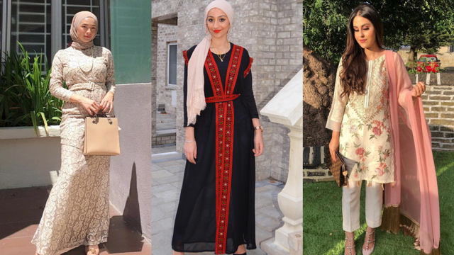 Busana Khas Idul Fitri untuk Perempuan di 5 Negara Foto: Instagram