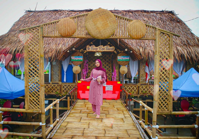 Objek wisata Sawah Lope Kuningan. (Andri Yanto)