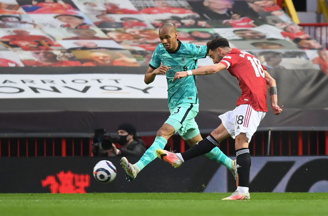 Pertandingan MU vs Liverpool di Old Trafford Foto: Michael Regan/REUTERS