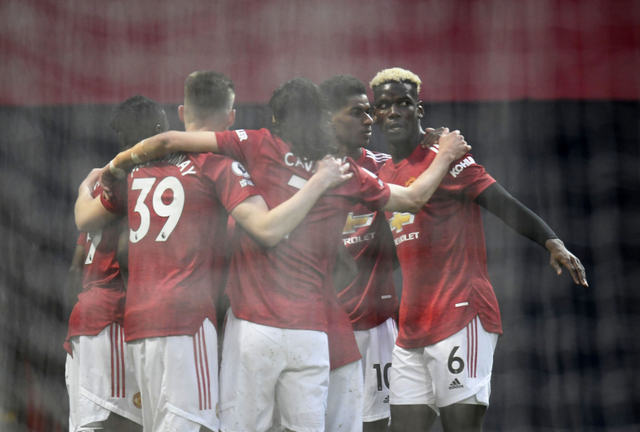 Pertandingan MU vs Liverpool di Old Trafford Foto: Peter Powell/REUTERS