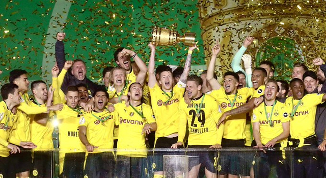 Borussia Dortmund juara DFB Pokal 2020/21 Foto: twitter/@BlackYellow