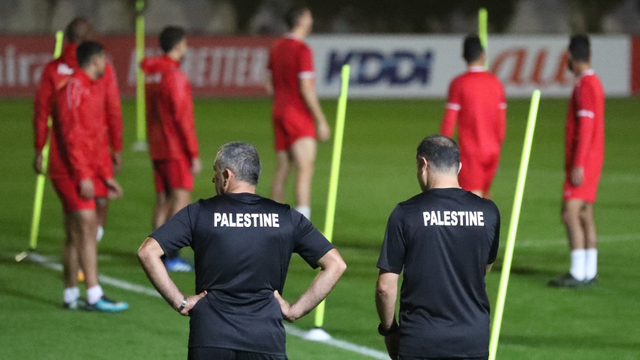 Timnas Sepak Bola Palestina. Foto: Karim Sahib/AFP