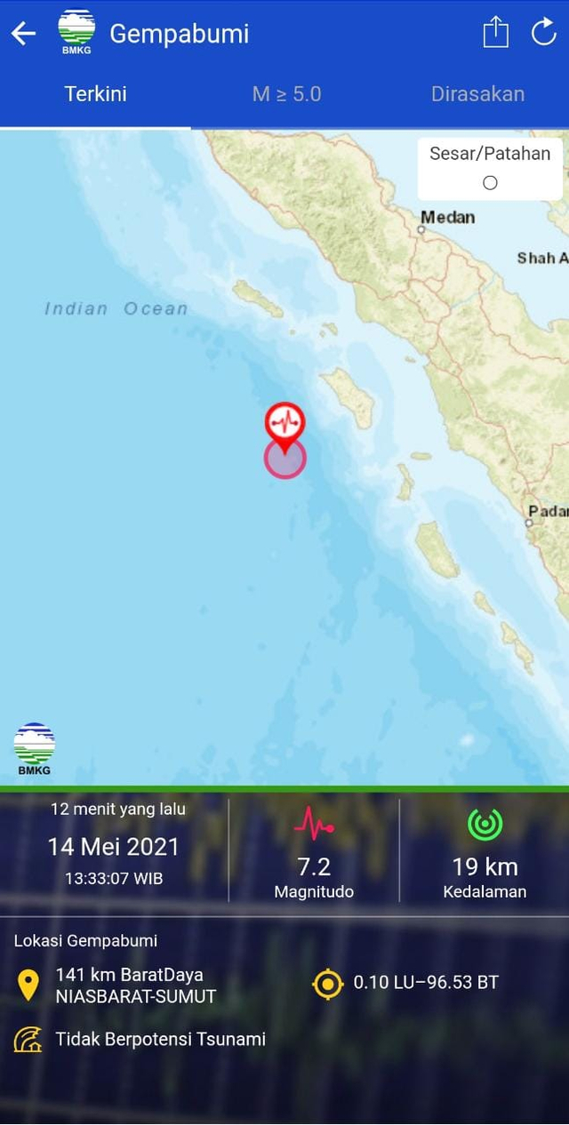 Bupati Nias Barat Soal Gempa 6 7 M Sudah Aman Tak Ada Kerusakan Kumparan Com