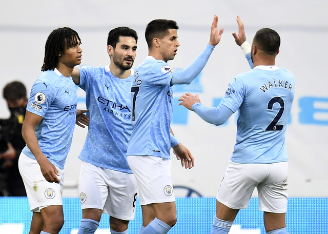 Pertandingan Newcastle vs Man City di Liga Inggris Foto: Peter Powell/Reuters