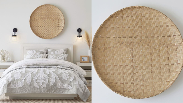 Round Bamboo Wall Art Foto: Dok. Pottery Barn