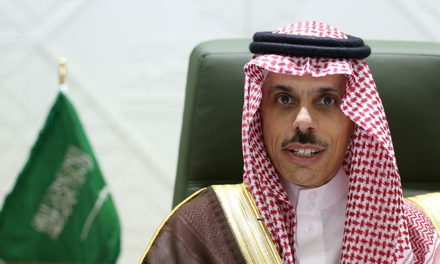 Menlu Arab Saudi Pangeran Faisal bin Farhan Al Saud Foto: Saudi Press Agency/Handout via REUTERS