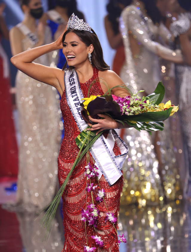 Andrea Meza, pemenang Miss Universe 2020. Foto: Getty Images