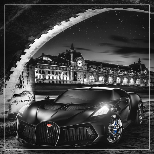 Bugatti La Voiture Noire. Foto: @bugatti/Instagram