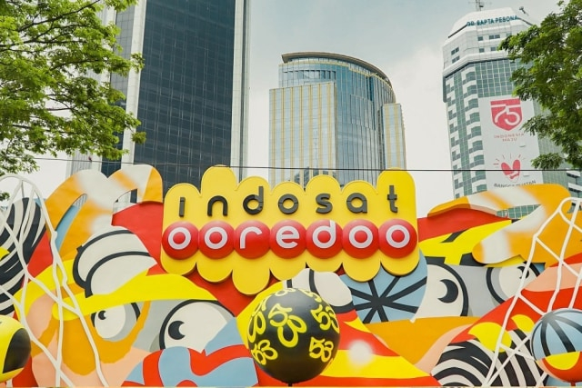 Kantor pusat Indosat Ooredoo di Jakarta. Foto: Dok. Indosat Ooredoo