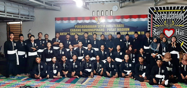 Persaudaraan Setia Hati Terate Cabang Tanjungpinang, Perguruan silat dengan anggota terbanyak se-Dunia. Foto: dok-Istimewa