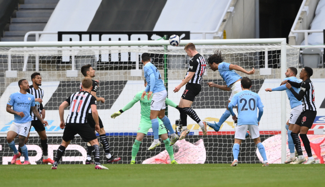 Pertandingan Newcastle United vs Manchester City di Liga Inggris. (Foto: Stu Forster/REUTERS)