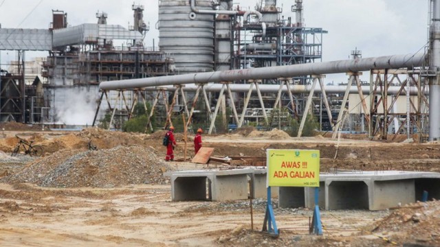 Ilustrasi kilang Pertamina. PT Pertamina Rosneft Pengolahan dan Petrokimia (PRPP). Foto: Rivan Awal Lingga/ANTARA FOTO