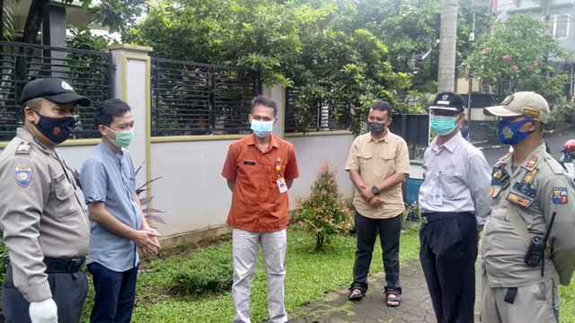 Warga di Perumahan Griya Melati Kota Bogor jalani tes swab massal. Foto: Dok. Istimewa