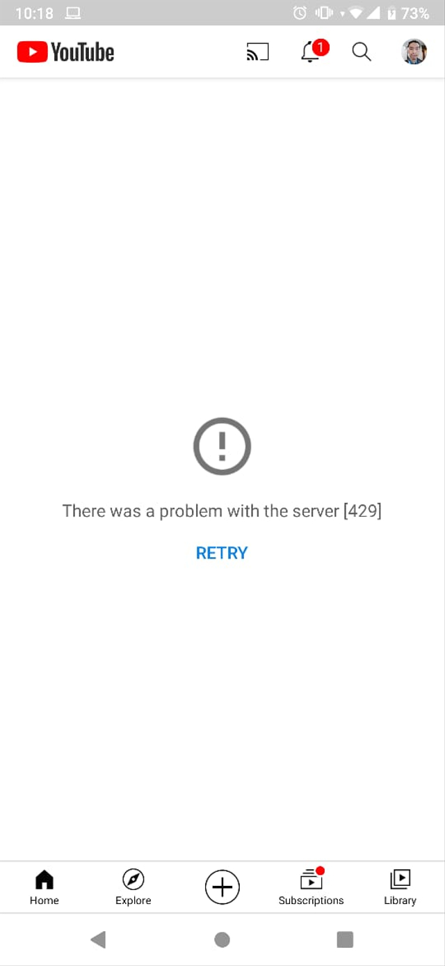 YouTube Down, Pengguna Tak Bisa Streaming Video (1)