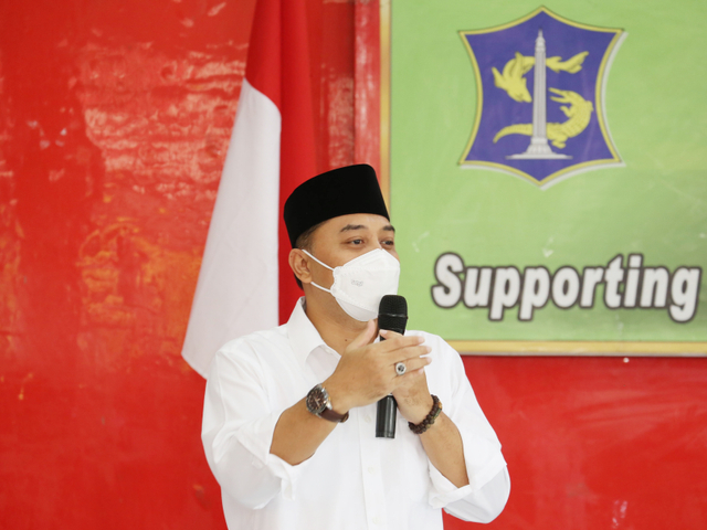 Wali Kota Surabaya Eri Cahyadi. Foto: Masruroh/Basra