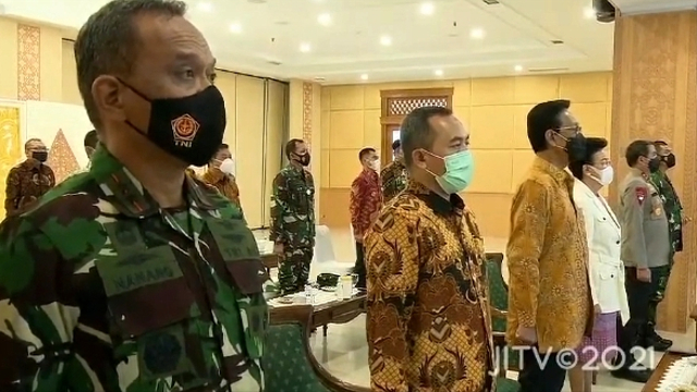 Suasana peluncuran Gerakan Indonesia Raya Bergema. Foto: Youtube/JITV