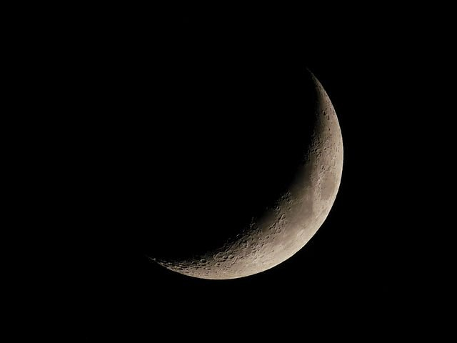 Ilustrasi bulan sabit, dok: pixabay