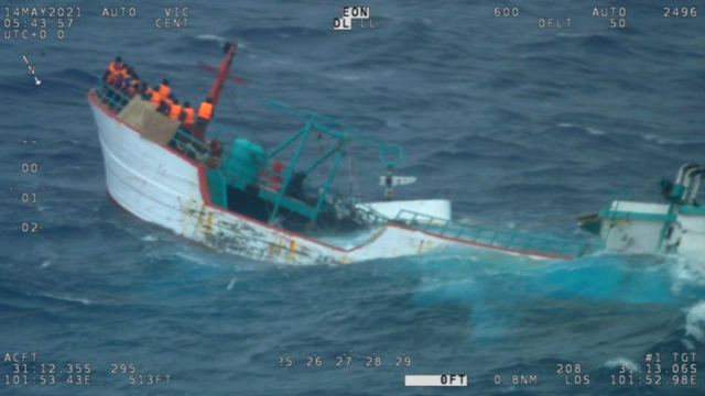 Ilustrasi kapal tenggelam. Foto: amsa.gov.au