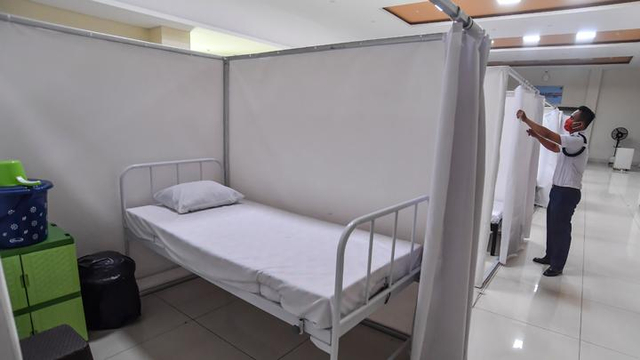 Ilustrasi tempat isolasi di rumah sakit. Foto: ANTARA