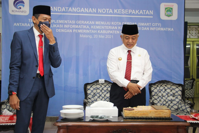 Presiden Jokowi saat kunjungan ke Kabupaten Malang belum lama ini. foto/humas Pemkab Malang