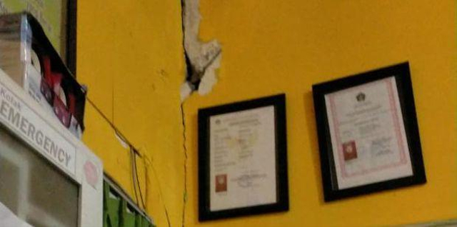Puskesmas Wates dan Gedung IIK Bhakti Wiyata Kediri Rusak Akibat Gempa Blitar (304358)