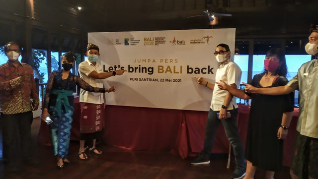 Jumpa pers pelaku pariwisata Bali terkait program Work From Bali - WIB