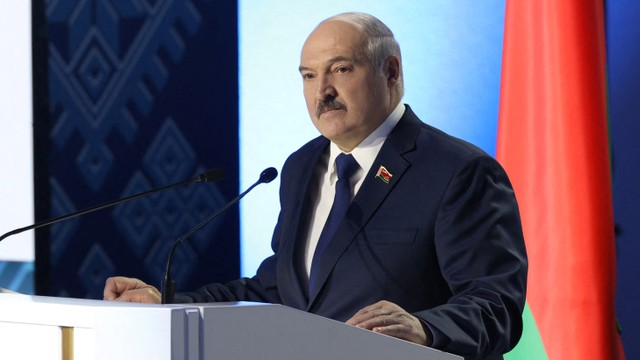 Presiden Belarusia Alexander Lukashenko. Foto: Pavel ORLOVSKY/BELTA/AFP