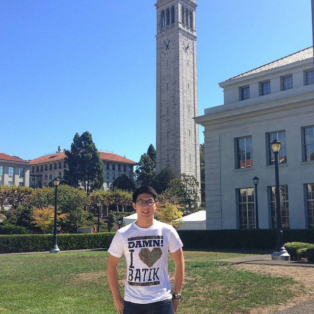 Pendiri start up manajemen big data Delman, Surya Sanjaya Halim saat di Berkeley, AS. (Foto: Instagram/@suryashalim).