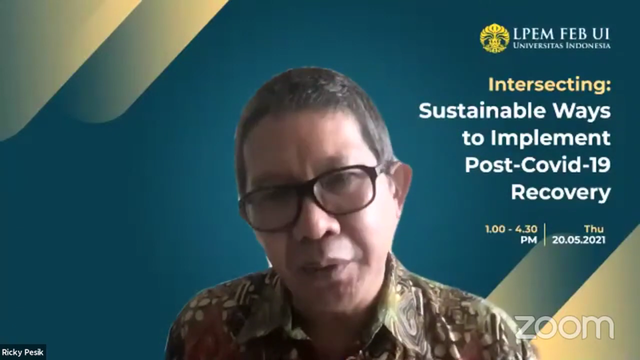 Ricky Pesik, Commissioner ITDC dalam Webinar Intersecting (20/05) | Sumber: LPEM FEB UI