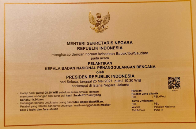 Kepala BNPB Doni Monardo Diganti, Jokowi Tunjuk Letjen Ganip Warsito (2)