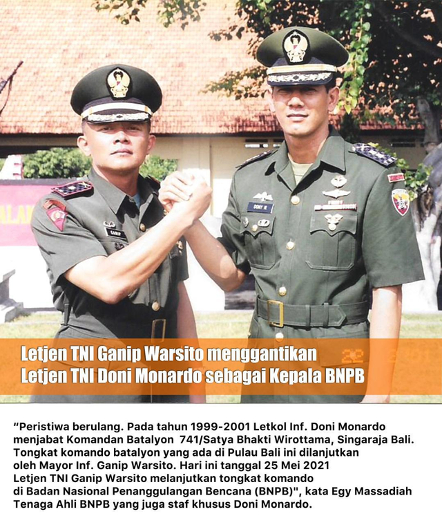 Sejarah Berulang, Ganip Warsito Kembali Gantikan Jabatan Doni Monardo (11843)