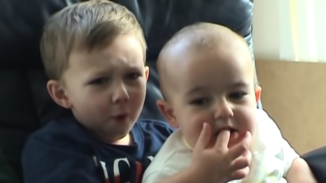 Video viral bayi gigit jari kakaknya 'Charlie Bit My Finger' di YouTube. Foto: HDCYT/YouTube