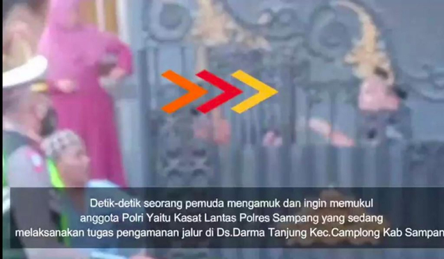 Tantang Duel Kasatlantas Polres Sampang, Pemuda Ini Mewek Ketika Ditangkap (28611)