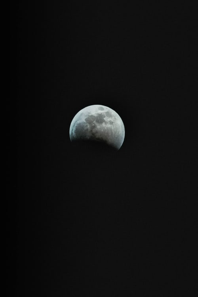 Ilustrasi gerhana bulan. Foto: Unsplash