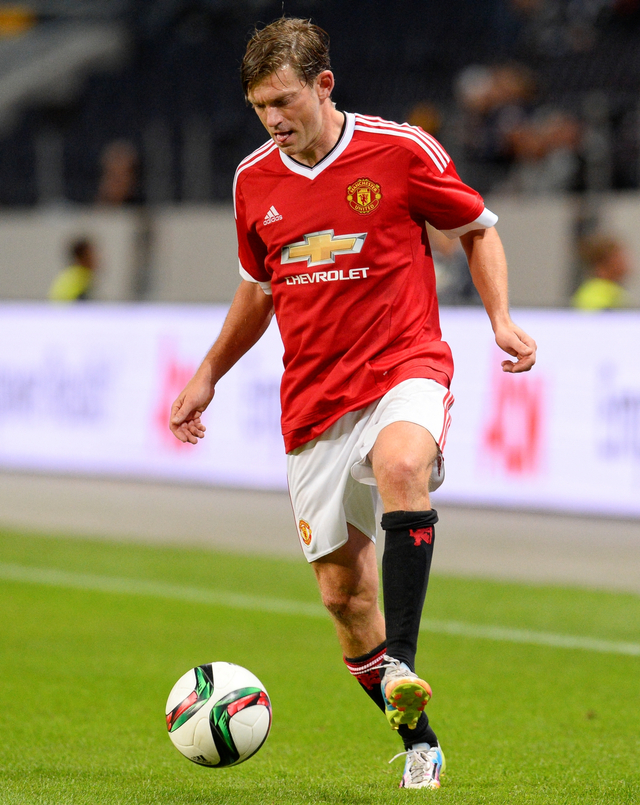 Eks pemain Manchester United, Jesper Blomqvist. Foto: JONATHAN NACKSTRAND/AFP