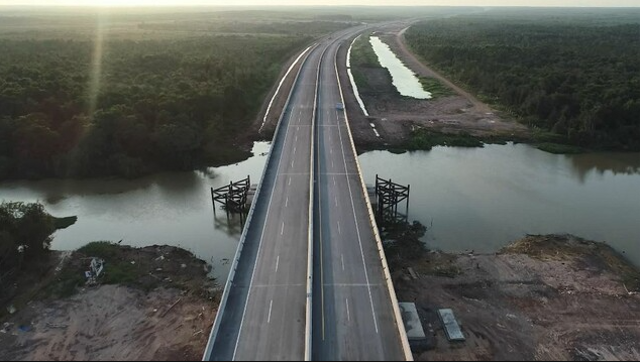 Jalan tol Terbanggi Besar-Kayu Agung. dok. BPJT