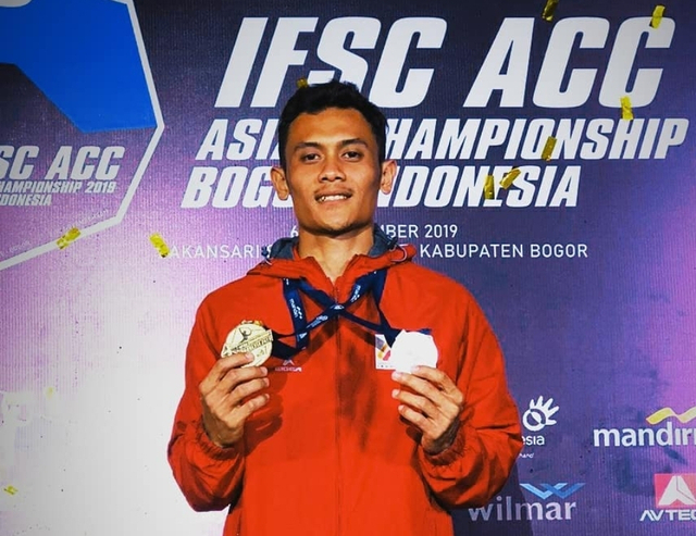 Atlet panjang tebing Indonesia, Veddriq Leonardo. Foto: Instagram @vedderiq 