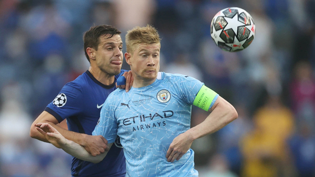 Pertandingan final Liga Champions antara Manchester City melawan Chelsea di Estadio do Dragao, Porto, Portugal - 29 Mei 2021. Foto: Pool via REUTERS