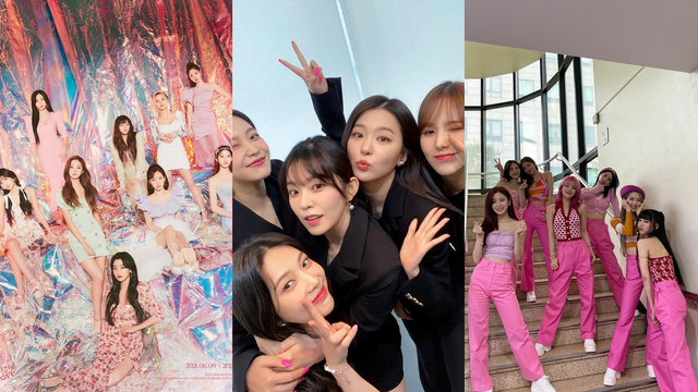Twice, Red Velvet, dan Oh My Girl dok Instagram