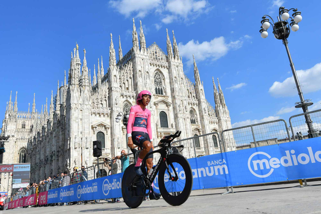 Atlet balap sepeda, Egan Bernal. Foto: DARIO BELINGHERI / AFP